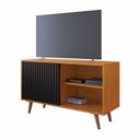 Ver imagem 2 de Rack para TV até 43 Polegadas MDF 109cm Carinho Candian Amarelo