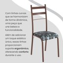 Ver imagem 6 de Conjunto Sala de Jantar Mesa Retangular 180x75cm Tampo Granito Ocre 8 Cadeiras Marselha