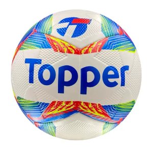Bola Topper Society Slick - Amarelo Neon Azul