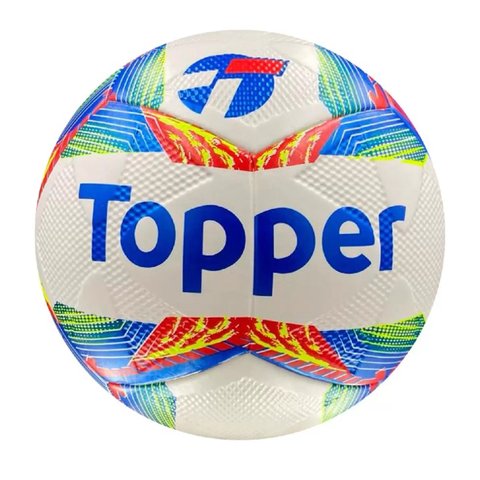 Bola Topper Society Slick - Amarelo Neon Azul