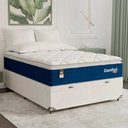 Ver imagem 7 de Cama Box Baú Casal Colchão Comfort Class Pillow Top 138x188 Azul/suede Branco
