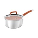 Ver imagem 1 de Panela Tramontina Romagna Aço Inox Cerâmico Marfim 16 Cm 1,5 L