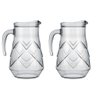 Jogo 2 Jarras de Vidro Para Água e Sucos Maracatu 1500ml - Nadir - 1