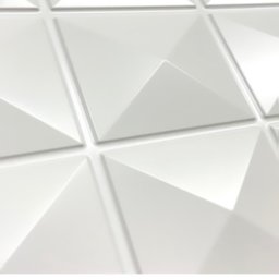 Kit 20 Placas 3D - Modelo Piramide - 50x50 ( Total de 5m2 ) - 3