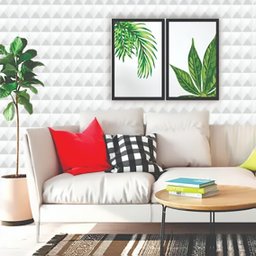 Kit 20 Placas 3D - Modelo Piramide - 50x50 ( Total de 5m2 ) - 7