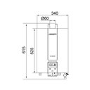 Ver imagem 6 de Aquecedor de Água a Gás Lz 1600de-bk Digital Lorenzetti + Kit Instalação