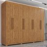 Guarda-roupa 8 Portas 4 Gavetas Milano - 1