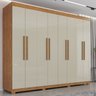 Guarda-roupa 8 Portas 4 Gavetas Milano - 1