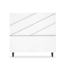 Ver imagem 1 de Cabeceira Estofada Queen Cristal 160cm Suede Branco
