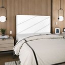 Ver imagem 3 de Cabeceira Estofada Queen Cristal 160cm Suede Branco