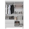 Guarda-roupa 4 Portas 2 Gavetas Dubai Plus - 2