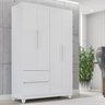Guarda-roupa 4 Portas 2 Gavetas Dubai Plus - 1