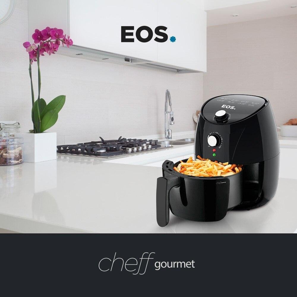 Fritadeira Sem Óleo Air fryer EOS Chef Gourmet 4 Litros Preto EAF40P 110V - 5