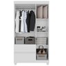 Guarda-roupa 3 Portas 2 Gavetas Dubai Plus - 2