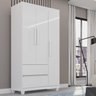 Guarda-roupa 3 Portas 2 Gavetas Dubai Plus - 1