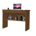 Ver imagem 2 de Mesa / Escrivaninha Or para Estudo 1 Gaveta Ampla com Chave Cor Canela Romar