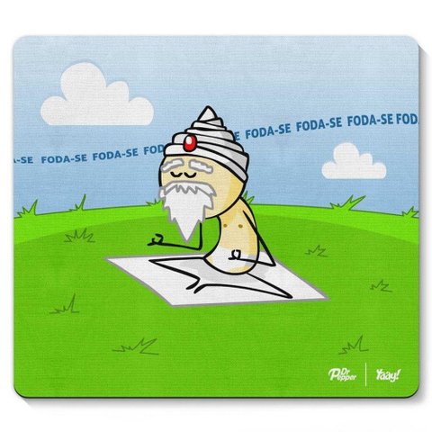 Mouse Pad Drpepper - o Sábio Sábio Meditando