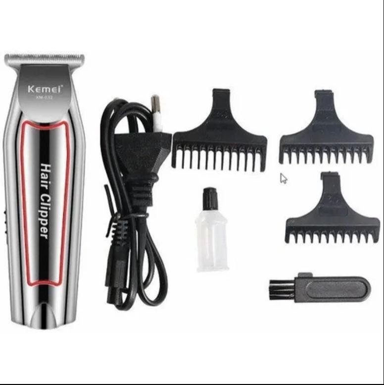 Maquina de Acabamento Corte Cabelo Barba sem Fio Kemei 032 - 2