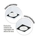 Ver imagem 4 de Spot de Sobrepor Newline Cube Par 20 E27 Bivolt Branco Preto