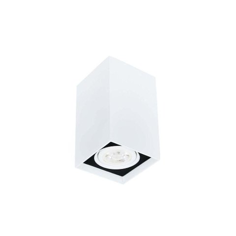 Spot de Sobrepor Newline Cube Par 20 E27 Bivolt Branco Preto