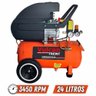 Compressor de Ar Vulcan Vc25 127v 2hp com Visor de Óleo 110v - 2