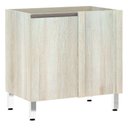 Ver imagem 1 de Balcão De Cozinha S/ Tampo Canto Reto Luciane 80cm Legno
