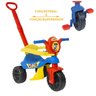 Carrinho de Passeio com Pedal Infantil Kemotoca Baby - Diversão e Segurança Cor:dog Azul - 7