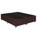 Ver imagem 2 de Cama Box Baú King Universal Courano Brown (193x203x35) - Costa Rica