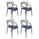 Ver imagem 1 de Kit 4 Cadeiras Allegra Azul
