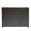 Ver imagem 7 de Puff Baú c/ Botão Banqueta Suede Organizar Decorar 55cm Marrom Trançado