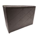 Ver imagem 2 de Puff Baú c/ Botão Banqueta Suede Organizar Decorar 55cm Marrom Trançado