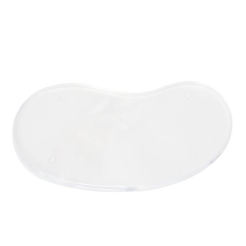Bandeja Acrílico Orgânica Grão Transparente 28cm
