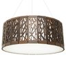 Lustre Decorativo Madeira Pendente Copacabana Red 45cm - 7