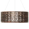 Lustre Decorativo Madeira Pendente Copacabana Red 45cm - 4