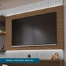 Painel para Tv Ripado Regência - Freijó/cinza - 2