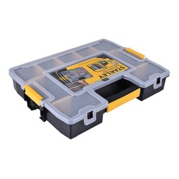 Maleta Plástica Simples para Ferramentas e Parafusos Stanley Cor Preto - 2