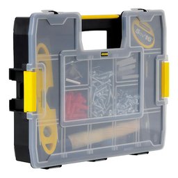 Maleta Plástica Simples para Ferramentas e Parafusos Stanley Cor Preto - 4