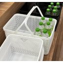 Ver imagem 3 de Cesto Retangular Línea com Alça Branco 40x27x20cm Paramount