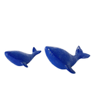 Ver imagem 1 de Kit 2 Vasos de Cerâmica Jubarte – Grande 32cm e Pequeno 25cm:azul Marinho