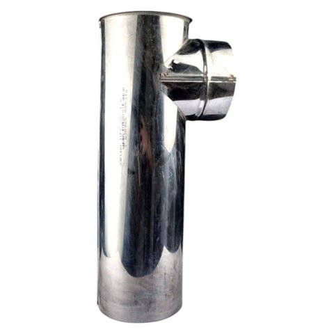 Joelho Fogão Lenha Inox Zatti - 120mm