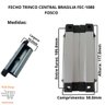 Fecho Trinco Central Brasilia Fec-1080 Janela Aluminio Linha 25 30 42 Sobrepor Fosco Al - 2