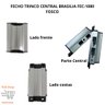 Fecho Trinco Central Brasilia Fec-1080 Janela Aluminio Linha 25 30 42 Sobrepor Fosco Al - 4