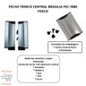Fecho Trinco Central Brasilia Fec-1080 Janela Aluminio Linha 25 30 42 Sobrepor Fosco Al - 3