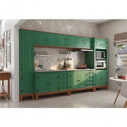 Cozinha Modulada 6 Peças - Verde - 1