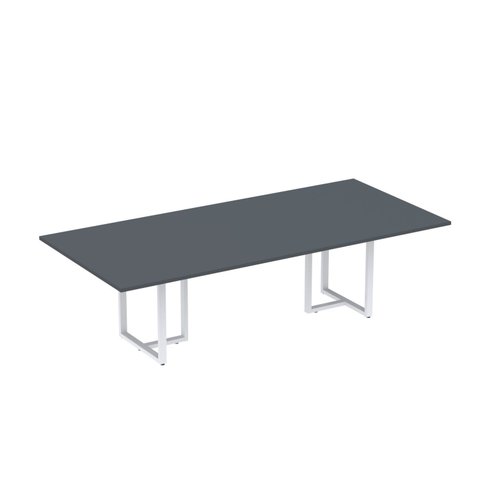 Mesa Reunião 2600x1200mm MR2600P25TUB Cinza/Grafito