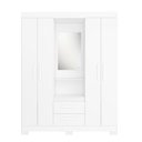 Ver imagem 7 de Guarda-Roupa Capelinha com 2 Gavetas e Espelho Branco/Rosa