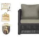 Ver imagem 4 de Mesa Centro e 4 Poltronas Madri Corda Náutica Estofado 8 Trama Original