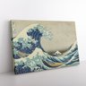 Quadro A Grande Onda de Kanagawa Katsushika Hokusai 60x40cm - 2