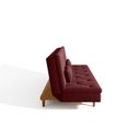 Ver imagem 7 de Sofá Cama 3 Lugares em Suede Tokio Yescasa