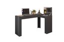 Ver imagem 1 de Escrivaninha Penteadeira Camarim Jade Quarto Luxo Maquiagem de Canto Premium Cor Preto